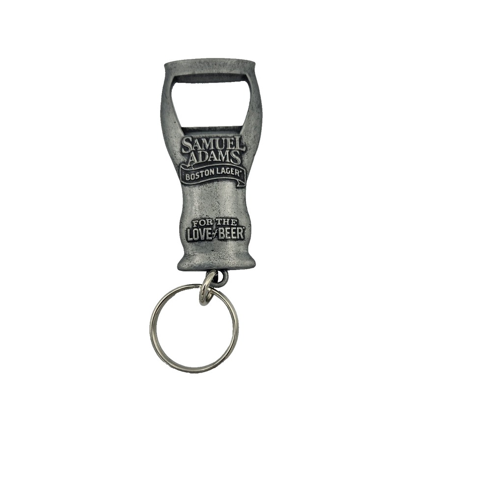 Samuel Adams Boston Lager Metal‎ Keychain Bottle Opener "For the Love of Beer"